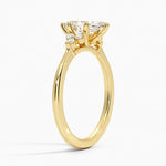 Melody Diamond Ring Yellow Gold 18k Marquise Engagement Ring