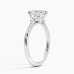 Melody Diamond Ring Platinum Radiant Engagement Ring
