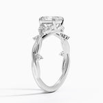 Azalea Twist Diamond Ring Platinum Asscher Engagement Ring