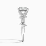 Azalea Twist Diamond Ring Platinum Oval Engagement Ring