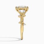 Azalea Twist Diamond Ring Yellow Gold 18k Pear Engagement Ring