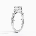 Azalea Twist Diamond Ring Platinum Round Engagement Ring