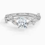 Azalea Twist Diamond Ring Platinum Radiant Engagement Ring