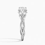 Secret Garden Diamond Ring (1/2 ct. tw.) Platinum Asscher Engagement Ring