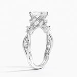 Secret Garden Diamond Ring (1/2 ct. tw.) Platinum Emerald Engagement Ring