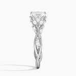 Secret Garden Diamond Ring (1/2 ct. tw.) Platinum Emerald Engagement Ring