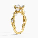 Secret Garden Diamond Ring (1/2 ct. tw.) Yellow Gold 18k Marquise Engagement Ring