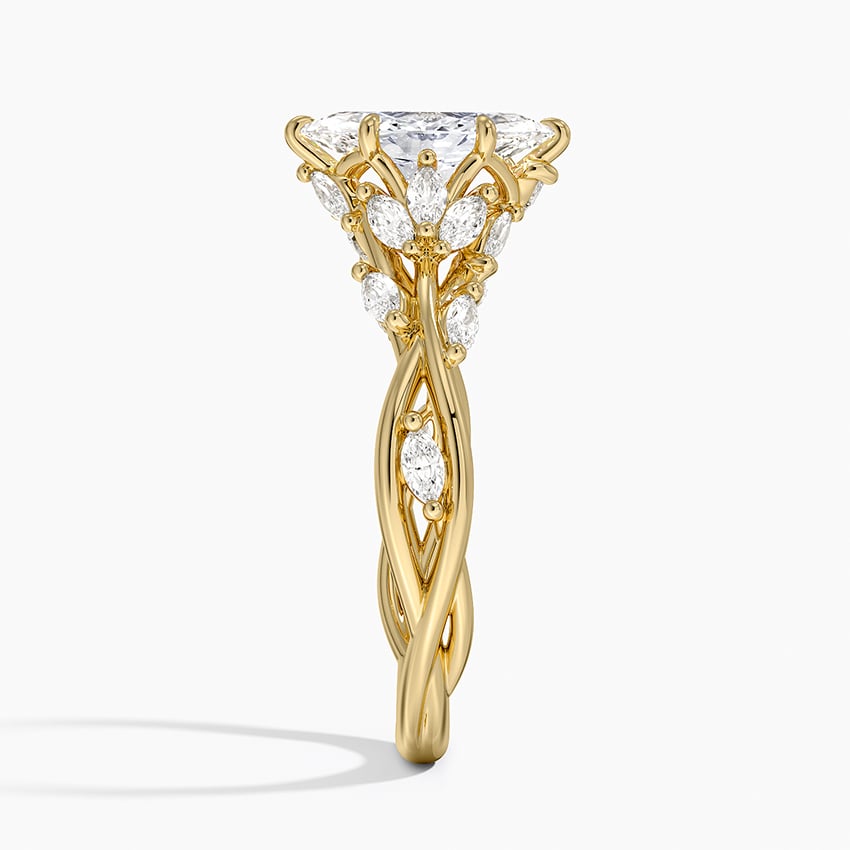 Secret Garden Diamond Ring (1/2 ct. tw.) Yellow Gold 18k Marquise Engagement Ring