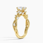 Secret Garden Diamond Ring (1/2 ct. tw.) Yellow Gold 18k Oval Engagement Ring