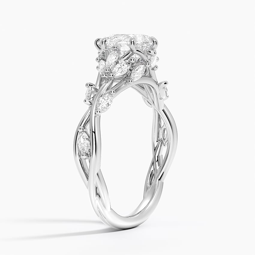 Secret Garden Diamond Ring (1/2 ct. tw.) Platinum Pear Engagement Ring
