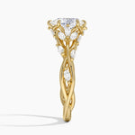 Secret Garden Diamond Ring (1/2 ct. tw.) Yellow Gold 18k Pear Engagement Ring