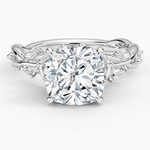Secret Garden Diamond Ring (1/2 ct. tw.) Platinum Cushion Engagement Ring