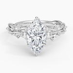 Secret Garden Diamond Ring (1/2 ct. tw.) Platinum Marquise Engagement Ring