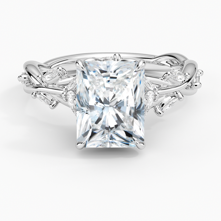 Secret Garden Diamond Ring (1/2 ct. tw.) Platinum Radiant Engagement Ring