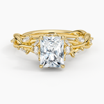 Secret Garden Diamond Ring (1/2 ct. tw.) Yellow Gold 18k Radiant Engagement Ring