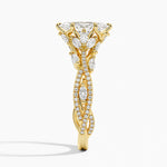 Luxe Secret Garden Diamond Ring (3/4 ct. tw.) Yellow Gold 18k Marquise Engagement Ring