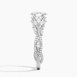Luxe Secret Garden Diamond Ring (3/4 ct. tw.) Platinum Oval Engagement Ring
