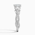 Luxe Secret Garden Diamond Ring (3/4 ct. tw.) Platinum Pear Engagement Ring