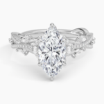 Luxe Secret Garden Diamond Ring (3/4 ct. tw.) Platinum Marquise Engagement Ring