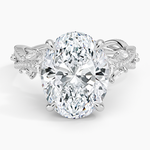 Luxe Secret Garden Diamond Ring (3/4 ct. tw.) Platinum Oval Engagement Ring