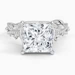 Luxe Secret Garden Diamond Ring (3/4 ct. tw.) Platinum Princess Engagement Ring
