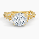 Luxe Secret Garden Diamond Ring (3/4 ct. tw.) Yellow Gold 18k Cushion Engagement Ring