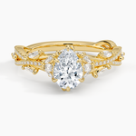 Luxe Secret Garden Diamond Ring (3/4 ct. tw.) Yellow Gold 18k Pear Engagement Ring
