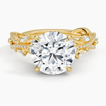 Luxe Secret Garden Diamond Ring (3/4 ct. tw.) Yellow Gold 18k Round Engagement Ring