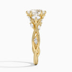 Secret Garden Three Stone Diamond Ring (3/4 ct. tw.) Yellow Gold 18k Pear Engagement Ring