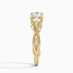 Secret Garden Three Stone Diamond Ring (3/4 ct. tw.) Yellow Gold 18k Round Engagement Ring