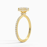 Gala Diamond Ring Yellow Gold 18k Oval Engagement Ring
