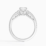 Secret Garden Adorned Gallery Diamond Ring (1/2 ct. tw.) Platinum Asscher Engagement Ring