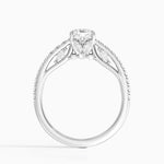 Secret Garden Adorned Gallery Diamond Ring (1/2 ct. tw.) Platinum Cushion Engagement Ring