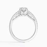Secret Garden Adorned Gallery Diamond Ring (1/2 ct. tw.) Platinum Heart Engagement Ring
