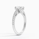 Secret Garden Adorned Gallery Diamond Ring (1/2 ct. tw.) Platinum Oval Engagement Ring