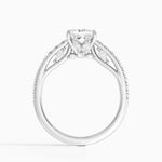 Secret Garden Adorned Gallery Diamond Ring (1/2 ct. tw.) Platinum Princess Engagement Ring