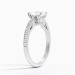 Secret Garden Adorned Gallery Diamond Ring (1/2 ct. tw.) Platinum Radiant Engagement Ring
