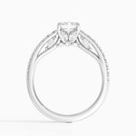 Secret Garden Adorned Gallery Diamond Ring (1/2 ct. tw.) Platinum Radiant Engagement Ring