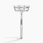 Luxe Cometa Three Stone Diamond Ring (1/3 ct. tw.) Platinum Marquise Engagement Ring