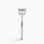 Luxe Cometa Three Stone Diamond Ring (1/3 ct. tw.) Platinum Princess Engagement Ring