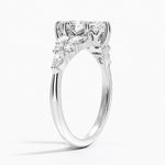 Nadia Taper Diamond Ring Platinum Marquise Engagement Ring
