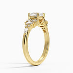 Jacqueline Diamond Ring Yellow Gold 18k Cushion Engagement Ring