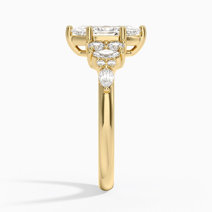 Jacqueline Diamond Ring Yellow Gold 18k Marquise Engagement Ring