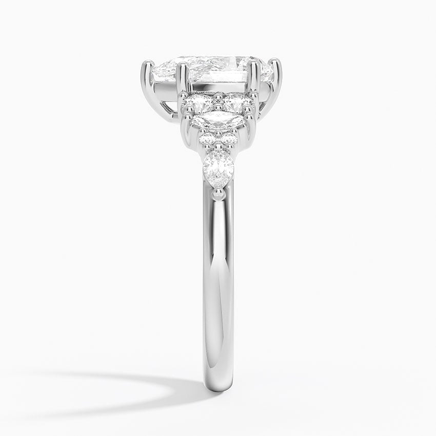 Jacqueline Diamond Ring Platinum Pear Engagement Ring