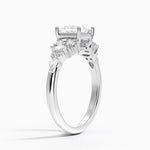Jacqueline Diamond Ring Platinum Princess Engagement Ring