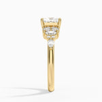 Jacqueline Diamond Ring Yellow Gold 18k Princess Engagement Ring