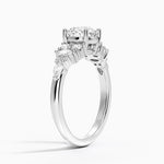 Jacqueline Diamond Ring Platinum Round Engagement Ring