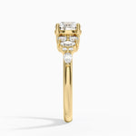Jacqueline Diamond Ring Yellow Gold 18k Round Engagement Ring