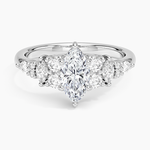 Jacqueline Diamond Ring Platinum Marquise Engagement Ring