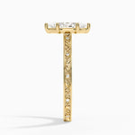 Grove Perfect Fit Engraved Diamond Ring (1/10 ct. tw.) Yellow Gold 18k Marquise Engagement Ring